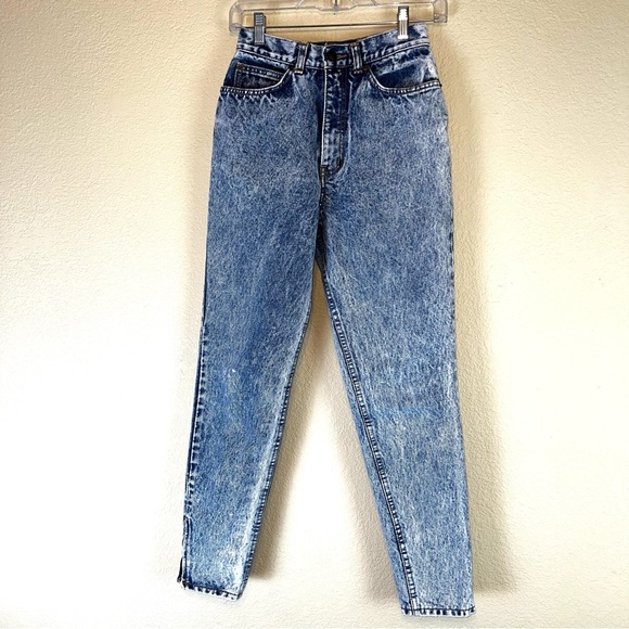 Lawman Group International Vintage High Waist Acid Wash Jeans Sz 5 - Picture 15 of 16